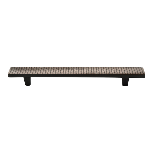 C3765 160-AC • 160 x 220 x 25 x 26mm • Aged Copper • Heritage Brass Weave Cabinet Pull Handle